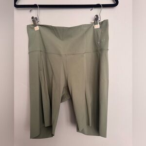 Nike Women's Olive Green Biker Shorts